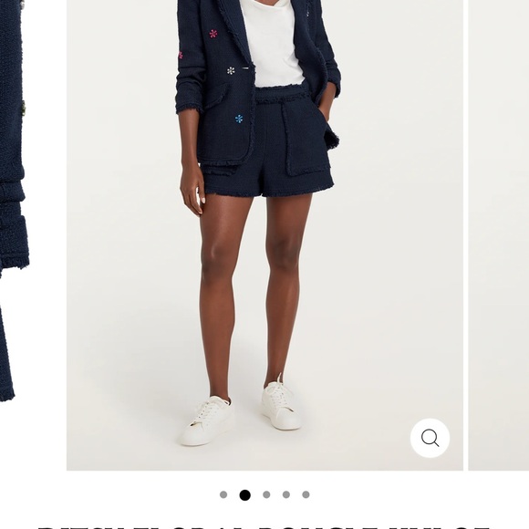 NWT Ditsy Floral Boucle Khloe Blazer and short  – Cinq à Sept - Picture 3 of 9